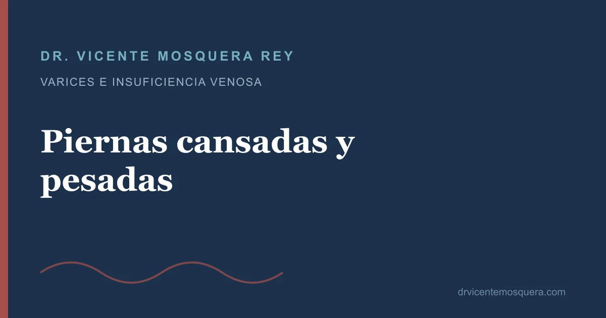 Piernas cansadas y pesadas: por qué ocurre y qué hacer